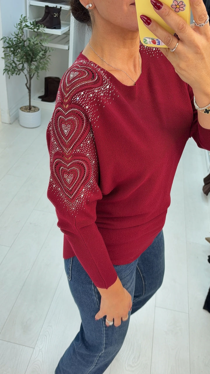 Women's Viscose Jumper Dress with Embellished Sleeve (5)
