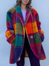 Eliza | Women's Winter Coat Oversized Classic Plaid