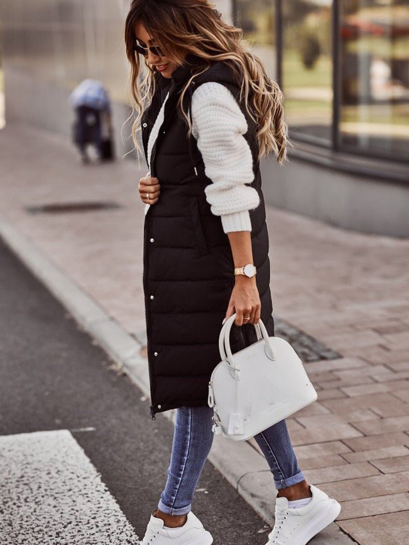 Women's Winter Coat Quilted Vest (2)