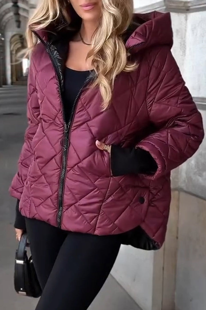 Women's Winter Coat with Cozy Hood (4)