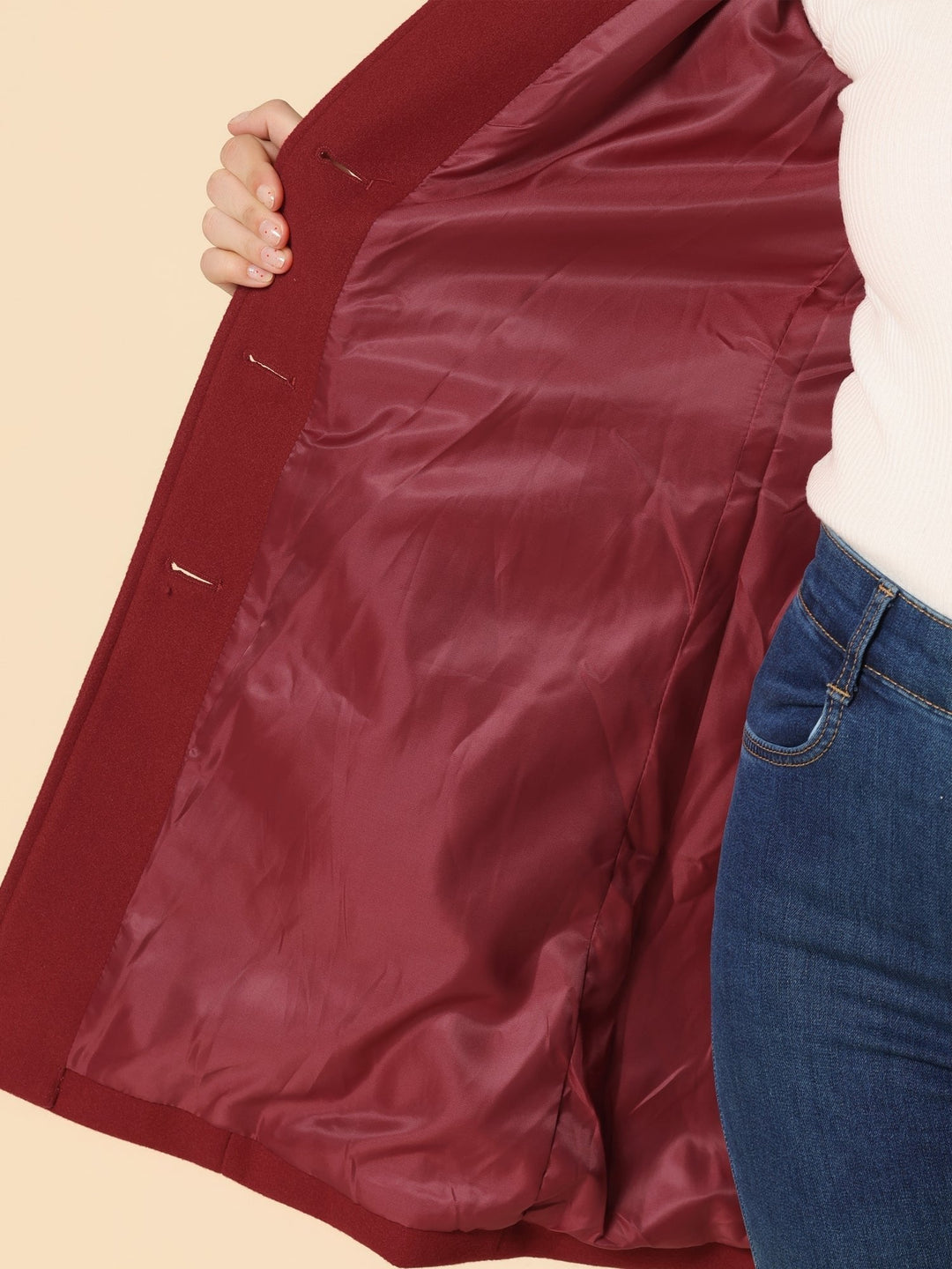 Women's Winter Coat with Tailored Mid-Length Silhouette (8)