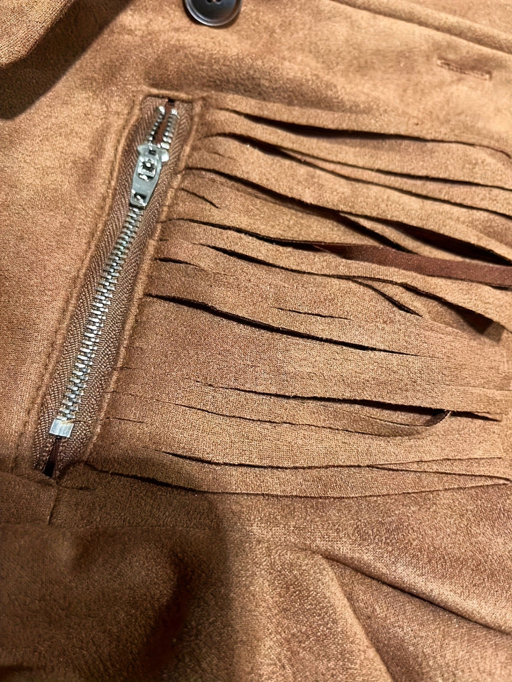 Women's Winter Coat with Western Fringe (3)