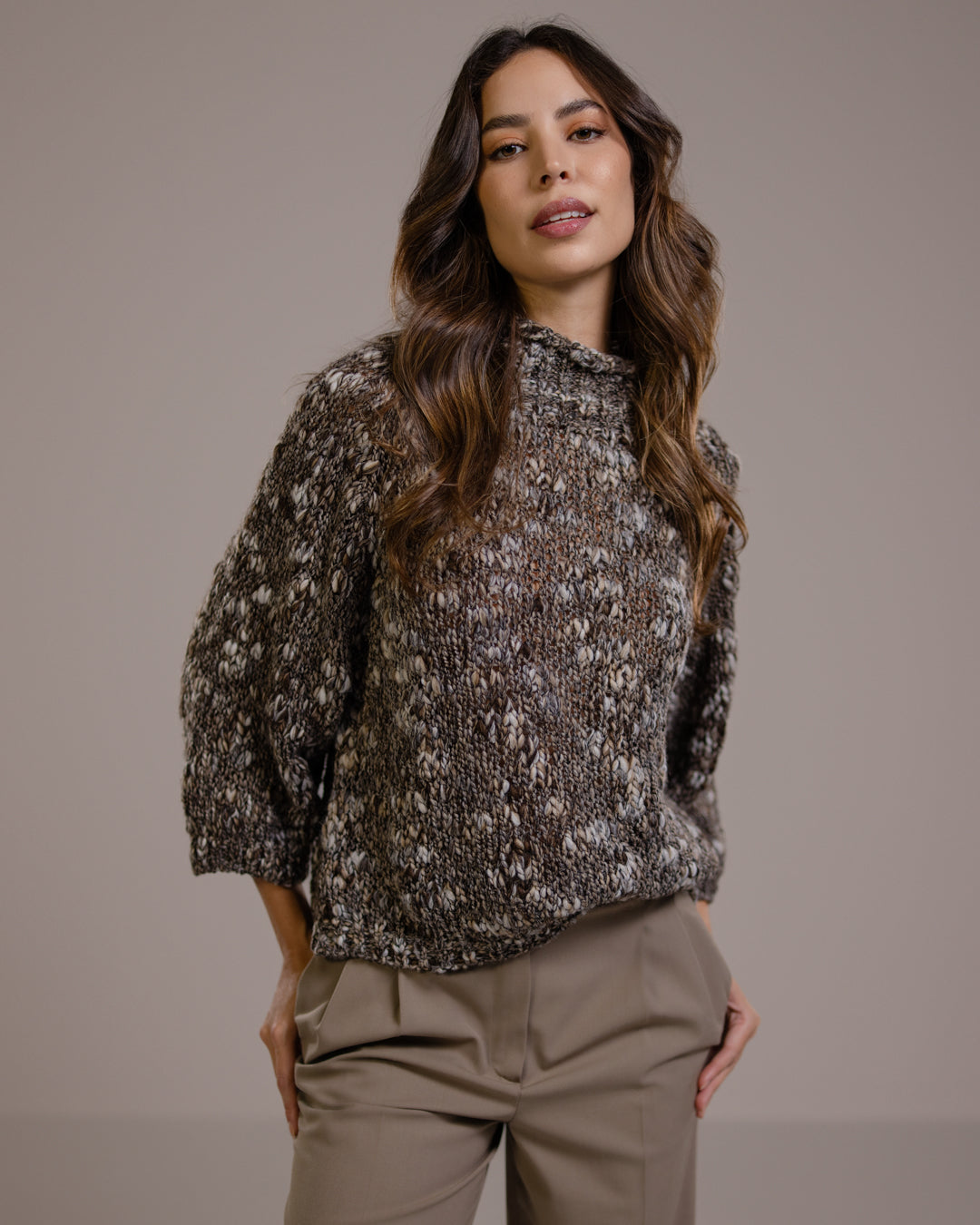 Women's Wool Blend Jumper Dress for Christmas