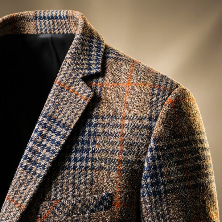 Women's Wool Houndstooth Blazer for the Office (3)
